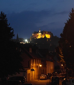 Marburger Schloss Copyright Weidehausen-Marburg.de Marburger Schloss am Abend