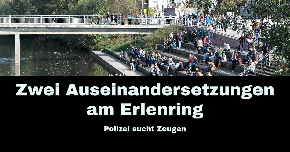 Die Polizei Marburg sucht Zeugen zu mehreren Auseinandersetzungen am Erlenring